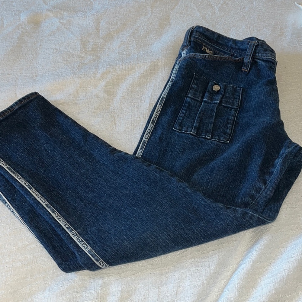 Armani Exchange super skinny jeans  size 31 waist with detail and  cargo pockets